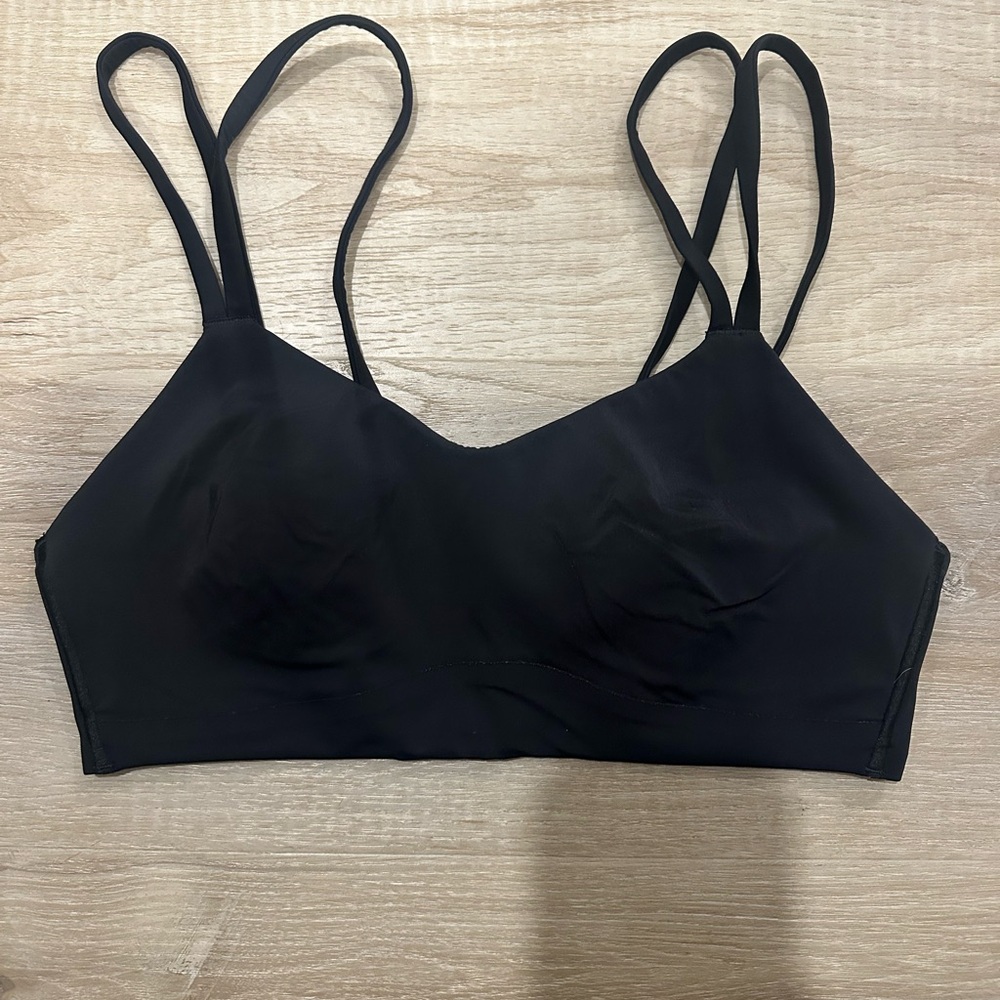 Lululemon Athletica Double Strap Black Sports Bra